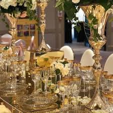 Gold and Silver Metal Flower Stand Table Centerpieces 50cm 100cm for Wedding Floral Arrangements from Dhgate Greeting Cards - price 485.3
