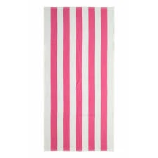 Mainstays White Cabana Stripe Beach Towel