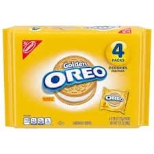 Nabisco Golden Oreo Sandwich Cookies, 3.12 oz.