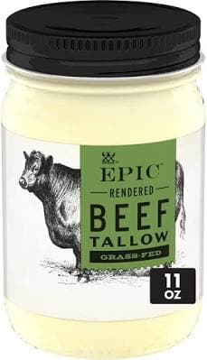 EPIC Grass-Fed Keto Friendly Beef Tallow