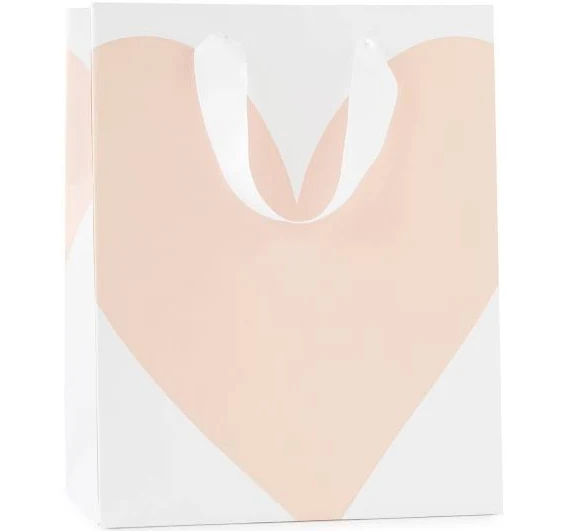 Sugar Paper | Pink Heart Gift Bag - Pink / One Size