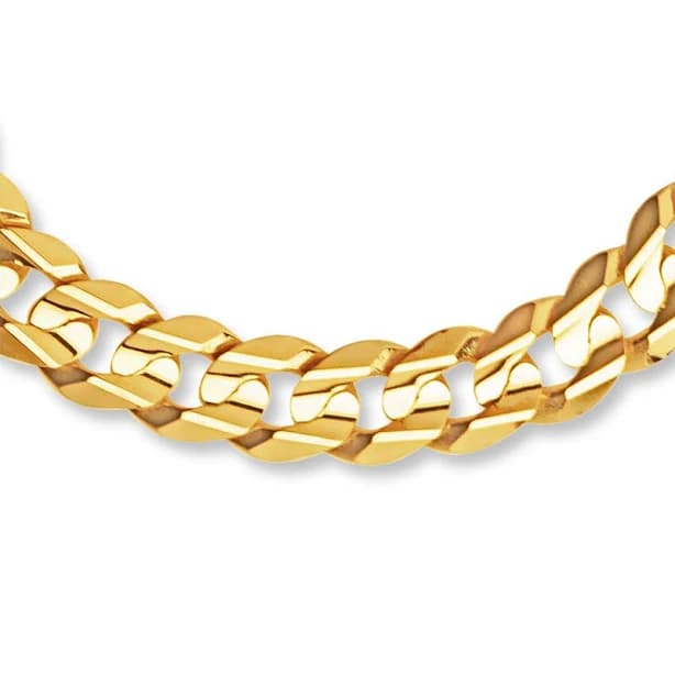 Jared 10K Yellow Gold Curb Bracelet