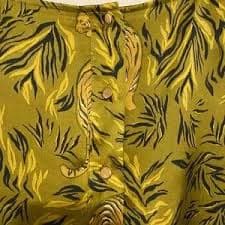Zara | Tops | Zara Satin Tiger Blouse | Poshmark