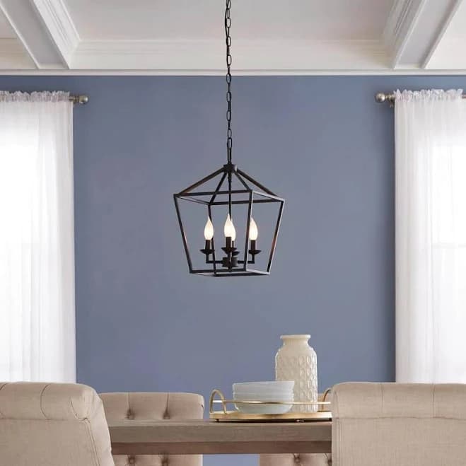 Home Decorators Collection 46201 Weyburn 4-Light Caged Chandelier