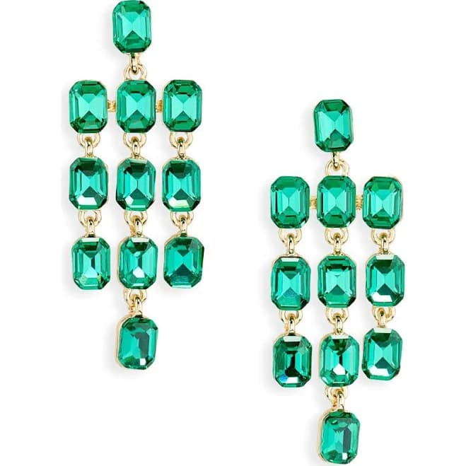 Nordstrom Chunky Crystal Chandelier Earrings