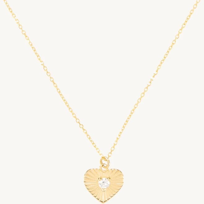 14K Yellow Gold Sweetheart Necklace