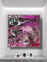 Amazon.com: Large wall art, Abstract painting, Big painting abstract, Extra large canvas art, Extra large wall art canvas, Extra large wall painting 36x36 inch: Paintings