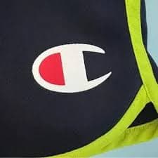 Champion | Bottoms | Champion Boys Mesh Contrast Binding Shorts Navy Wlime Green Stripe Youth L | Poshmark