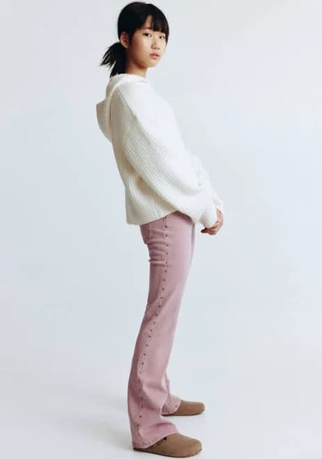 H&M Girls Flared Leg Low Jeans