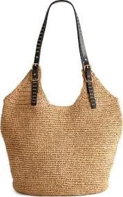 Madewell Straw Grommet Slouch Tote