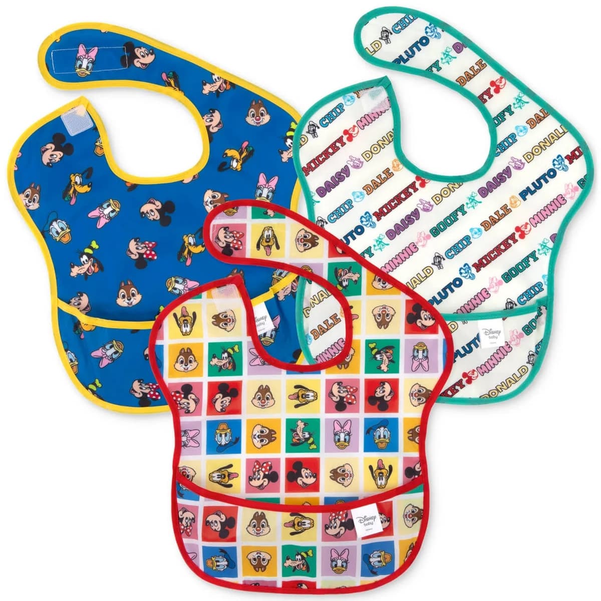 Bumkins Baby Superbib Disney Mickey & Friends Excellent Eight Bib Set