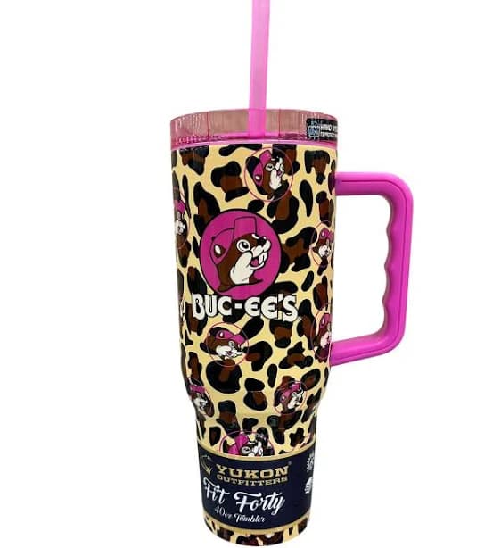 Buc-ee's Leopard Insulated Tumbler