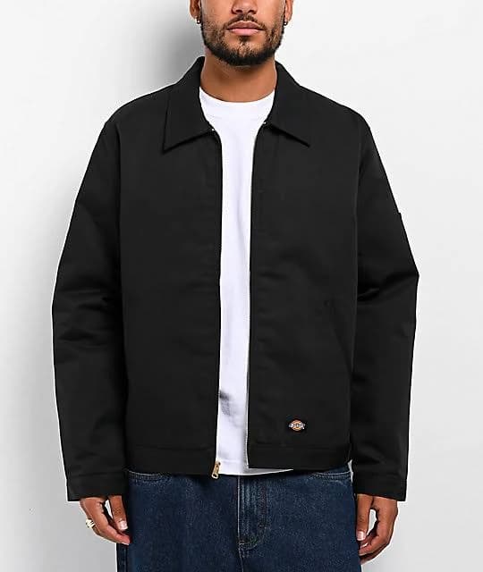 Dickies Insulated Eisenhower Black Work Jacket