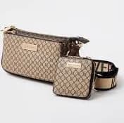River Island Women's Monogram Cross Body Bag