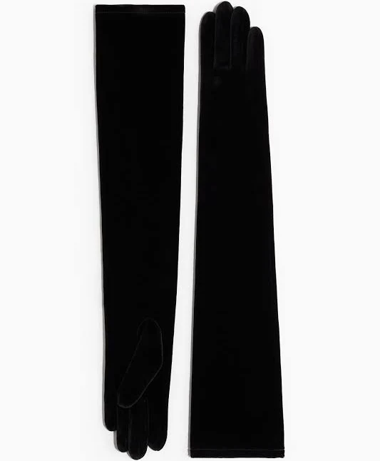 H&M Ladies Velour Long Gloves