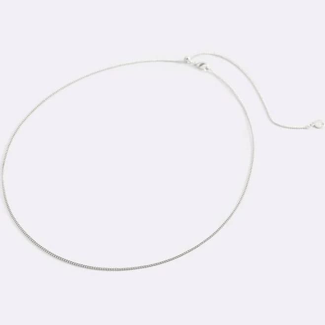 Italian Milano Sterling Silver Adjustable Chain Necklace 18k Gold Over Sterling Silver / Inspirational Jewelry by Mint & Lily