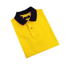 Eight-X | Designer Menswear | Yellow Polo with Double Sided Collar