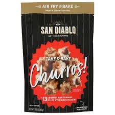 San Diablo Churros Frozen Filled Churros - Take & Bake 13 Ct Dulce De Leche