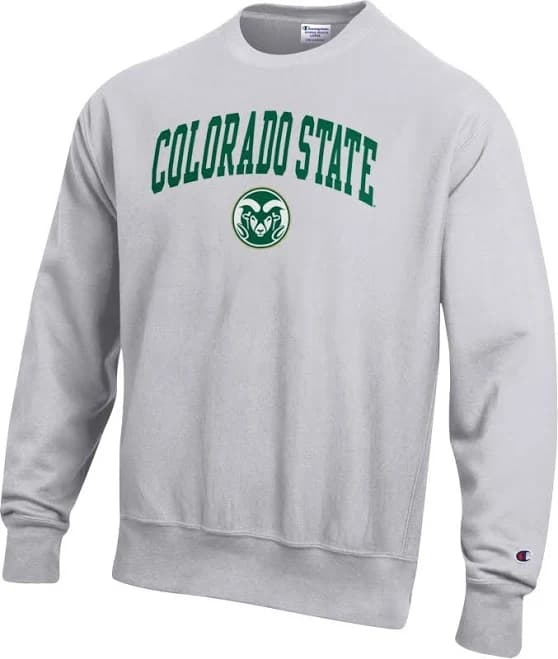 Champion Men's Colorado State Rams Reverse Weave Crew Sweatshirt