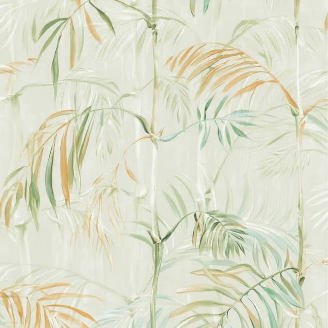Bamboo Gardens Unpasted Wallpaper SAMPLE / Sage