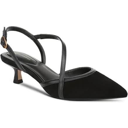 Giani Bernini Women's Briellaa Kitten Heel Asymmetrical Pumps