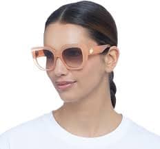 Le Specs EUPHORIA Sunglasses for Men Women Square Shape with UV Protection Grade Brown/Pink Mimosa, Grade Brown/Pink Mimosa : Amazon.com.be: Fashion
