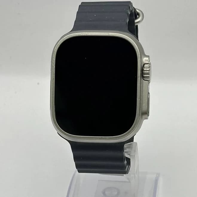Apple Watch (Ultra) 49mm Titanium w/ Midnight Ocean Band (LTE) - Very