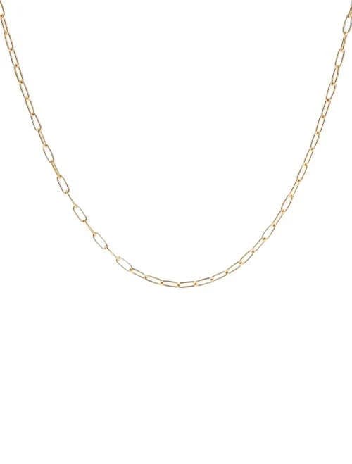 ALEX AND ANI Women's Paperclip Charm Layering Necklace