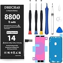 [8800mAh]Battery for iPhone 14, 2026 New Upgraded High Capacity 0 Cycle Li-Polymer Replacement Battery for iPhone 14 Models A2649, A2881, A2882, A2883, A2884 with Complete Professional Repair Tool Kit