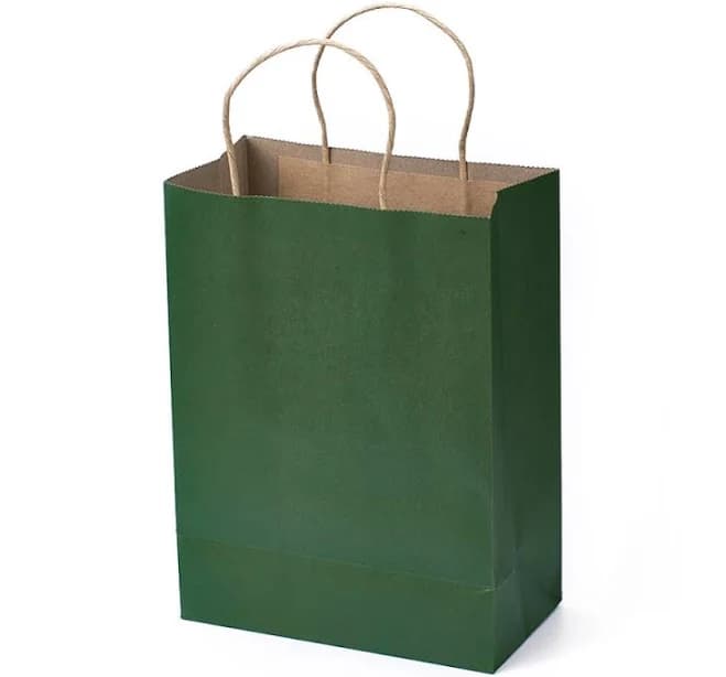 CRASPIRE 10 PC Pure Color Paper Bags