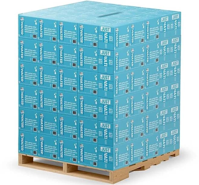 JUST Water Natural Spring Water, 16.9 oz., 125 Bottles/Pallet (JGD00003PLT)
