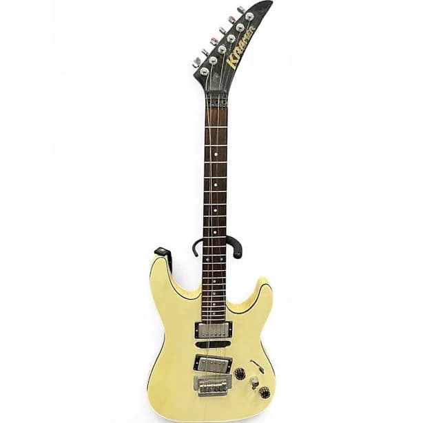 Used Kramer 1980s Pacer Solid Body Electric Guitar Cream Classic Cream