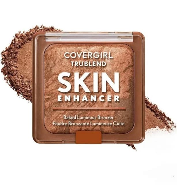 CoverGirl TruBlend Skin Enhancer Baked Luminous Bronzer - 320 Caramel Thruffle - New Beauty