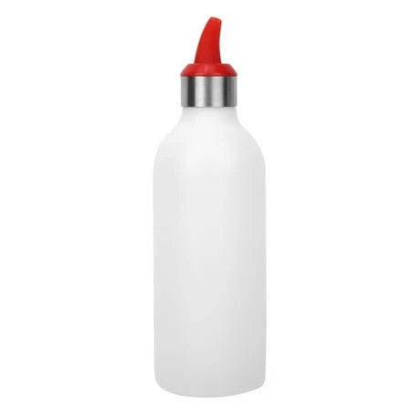 450ml Red Squeeze Condiment Bottle - Kitchen Sauce Dispenser for Jam, Oil & Dressings, Size: Large