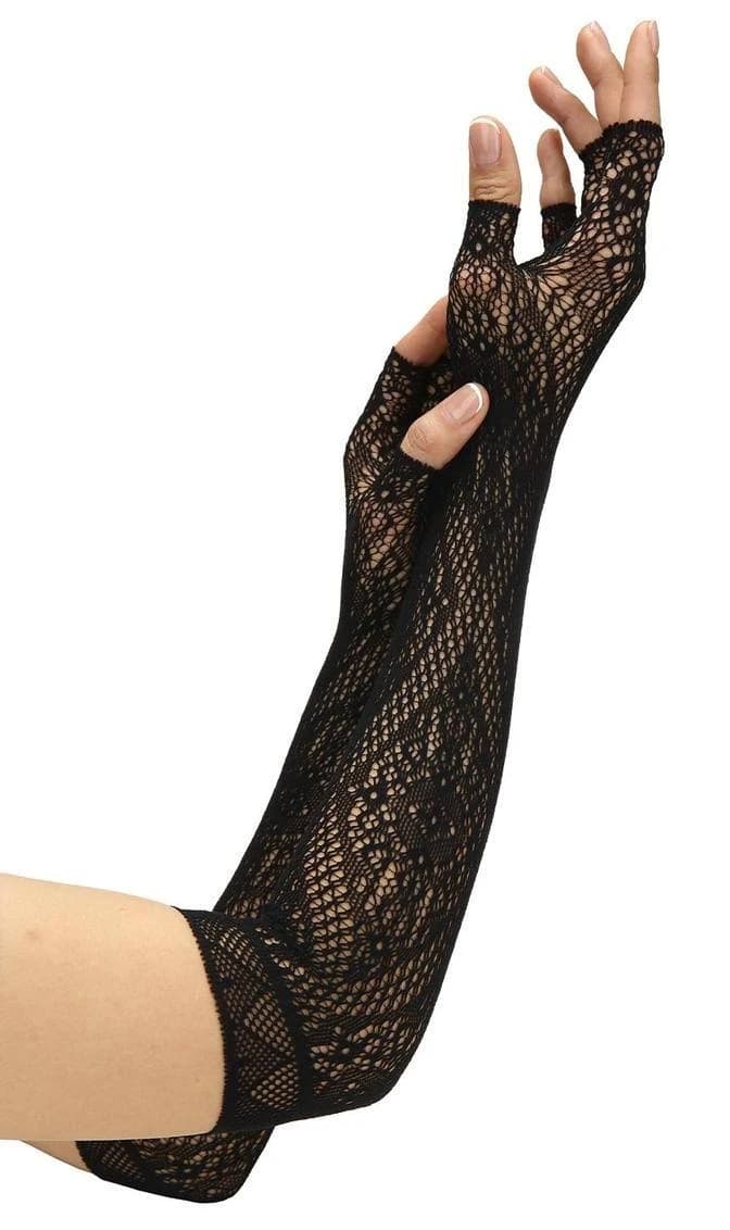 Fingerless Lace Opera Gloves