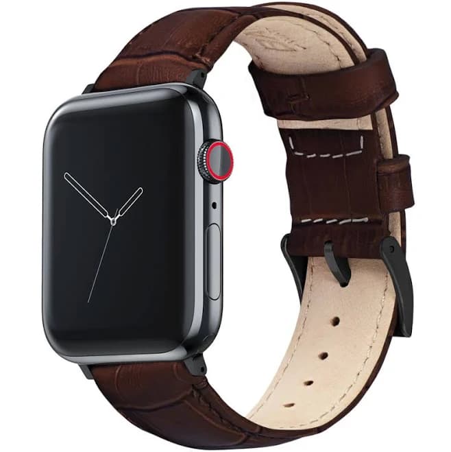 Apple Watch Alligator Grain Leather Watch Band