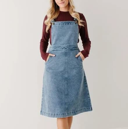 Bailey Denim Overall Dress