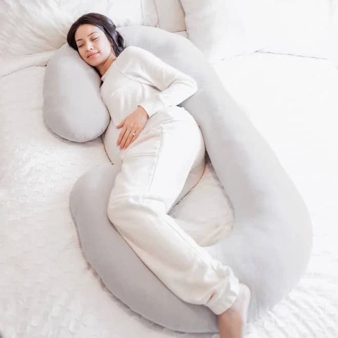 Regalo Premium Ultra Soft C Shaped Full Body Maternity Pillow