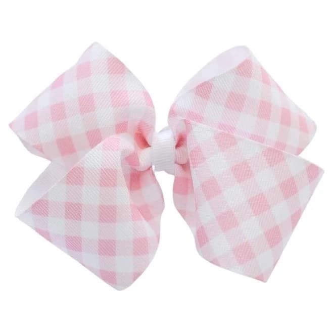 Gracie Bow Nylon Check Headband