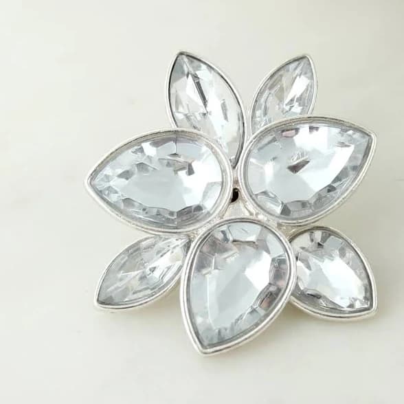 Crystal Flower Pendant