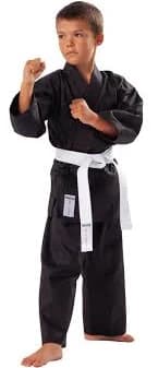 BASIC Karate Uniform 5oz - Black / 00000 / 100