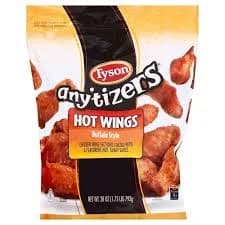 Tyson Anytizers Hot Chicken Wings Buffalo Style
