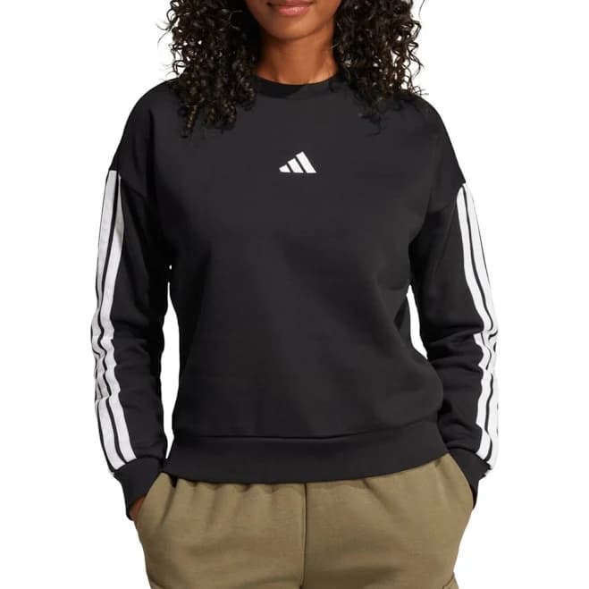 adidas Women's Essentials 3-Stripes Fleece Sweatshirt