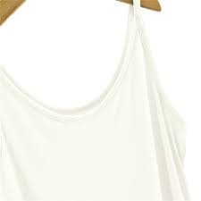 Duoif Spaghetti Strap Tank Top for Women Sleeveless Tops with Built in Bras Shelf Bra Padded Shirt 2025 Casual Tanks Loose Fit Womens Shirts White XL - Walmart.com