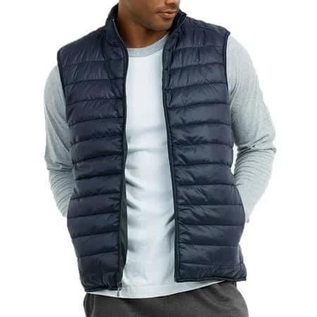 COUVER Men's Lightweight Full Zip Puffer Vest
