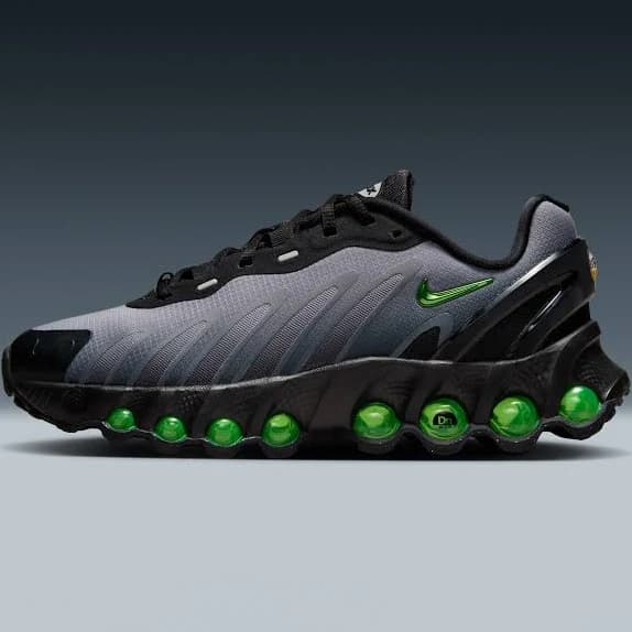 Air Max Dn8 Big Kids' Shoes (HV5258-001, Black/Green Strike/Volt/Black)