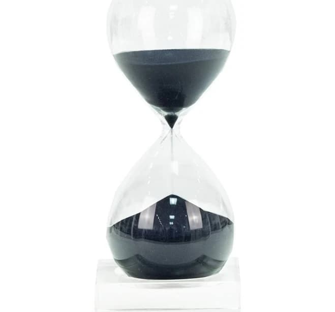 Bey Berk 30 Minute Sand Timer on Crystal Base