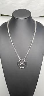 Baphomet Pentagram Stainless Steel Necklace | Ravyncraft Jewelry