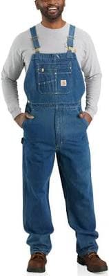 Carhartt Men's Loose Fit Denim Bib Overalls