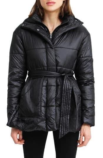 Belle & Bloom Women's Moonrise Belted Puffer Jacket